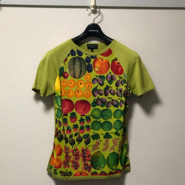 Gucci(グッチ)のGUCCI グッチ　ニット　Tシャツ レディースのトップス(Tシャツ(半袖/袖なし))の商品写真