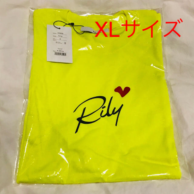 RILY  Tシャツ 黄色 XLサイズ
