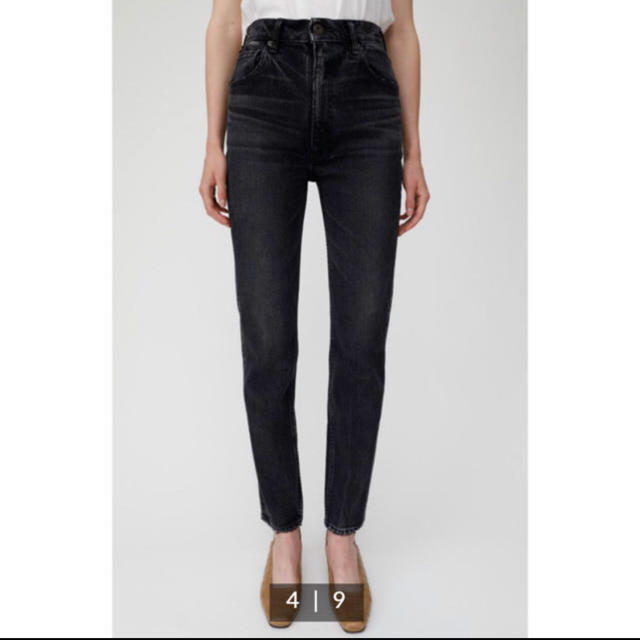 パンツMOUSSY MVS BLACK SKINNY 23 美品