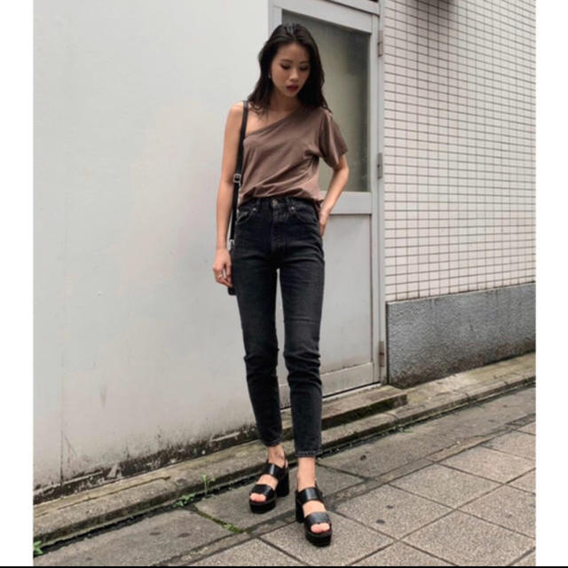 MOUSSY MVS BLACK SKINNY 23 美品 1