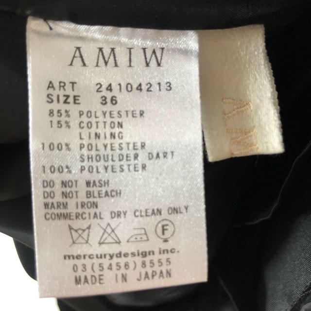 AMIW(アミウ)のAMIW ミニワンピース レディースのワンピース(ミニワンピース)の商品写真