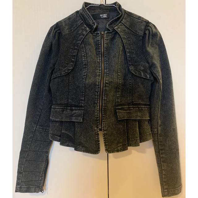 ZARA(ザラ)の【新品】デニムジャケット Gジャン パフショルダー レディースのジャケット/アウター(Gジャン/デニムジャケット)の商品写真