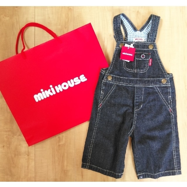 新品未使用☆MIKIHOUSE デニムオーバーオール