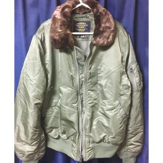 アルファインダストリーズ(ALPHA INDUSTRIES)のAlpha 社  B-15 フライトジャケット 新品同様(フライトジャケット)