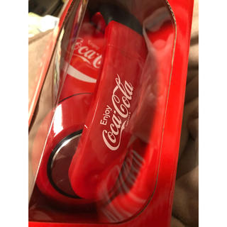 コカコーラ(コカ・コーラ)の＊ 新品未使用　Coca-Cola ヘッドホン　レッド＊(ヘッドフォン/イヤフォン)