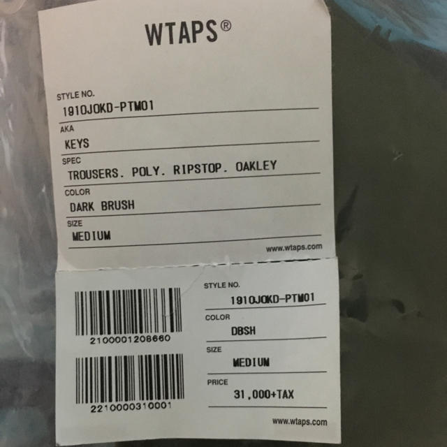 W)taps(ダブルタップス)の送料込み wtaps oakley パンツ メンズのパンツ(ワークパンツ/カーゴパンツ)の商品写真