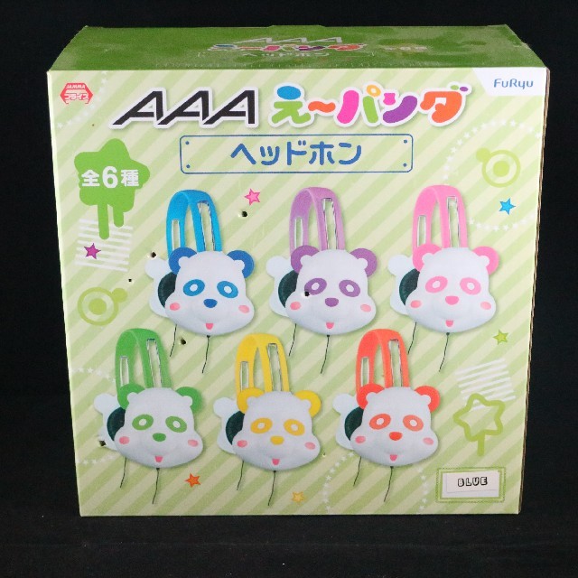 AAA(トリプルエー)のAAA え～パンダ ヘッドホン ブルー スマホ/家電/カメラのオーディオ機器(ヘッドフォン/イヤフォン)の商品写真