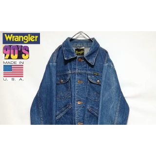 ラングラー(Wrangler)の70s ヴィンテージ ラングラー USA製 124MJ デニムジャケット(Gジャン/デニムジャケット)