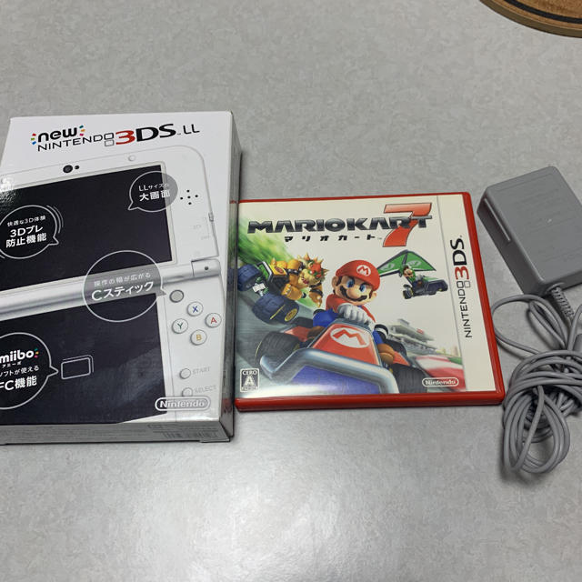 専用 New Nintendo 3DS LL 充電器付き & マリカー7 - 携帯用ゲーム機本体