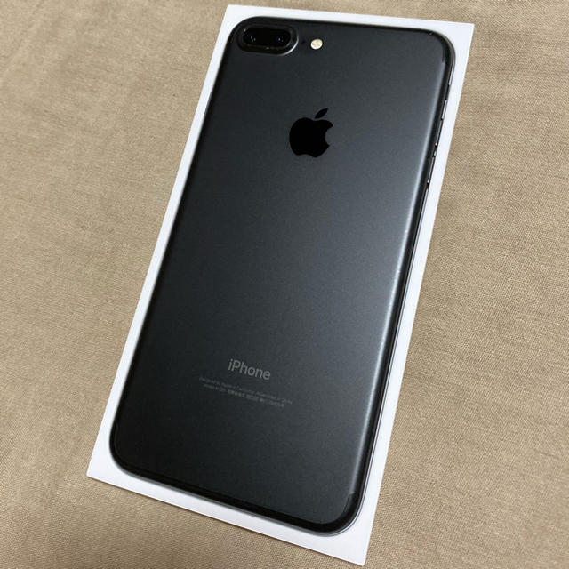 iPhone7 Plus 256GB ブラック　SIMロック解除済　SIMフリー