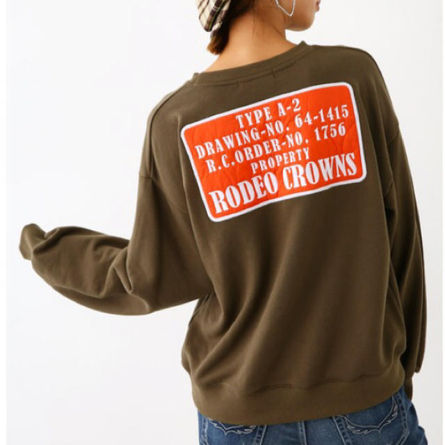 RODEO CROWNS WIDE BOWL(ロデオクラウンズワイドボウル)のトップス レディースのトップス(トレーナー/スウェット)の商品写真