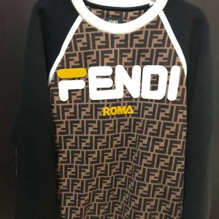 フェンディ(FENDI)のFENDI × FILA MANIA スウェット トレーナー M (トレーナー/スウェット)