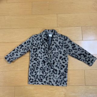 ザラキッズ(ZARA KIDS)のザラキッズzara kidsレオパード柄ウールコート(コート)