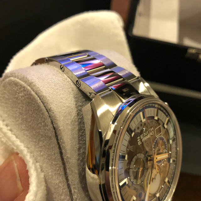 ZENITH(ゼニス)のゼニス　エルプリメロ   フルオープン メンズの時計(腕時計(アナログ))の商品写真