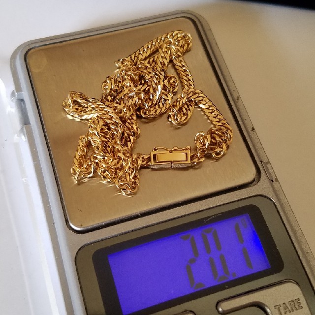 喜平 6面W 20g 50㎝ 18金 2