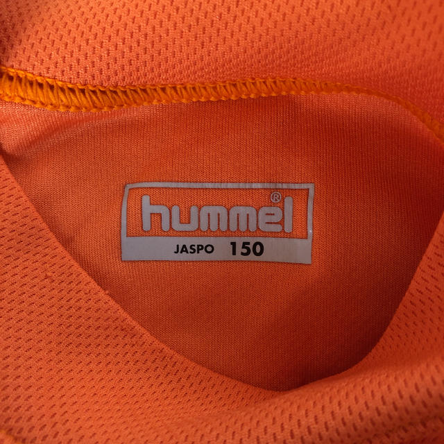 hummel(ヒュンメル)のサッカーインナー オレンジ色 hummel キッズ/ベビー/マタニティのキッズ服男の子用(90cm~)(その他)の商品写真