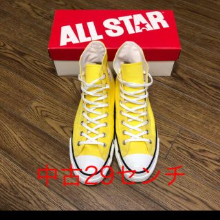 コンバース(CONVERSE)の【中古29センチ】converse made in japan イエロー(スニーカー)