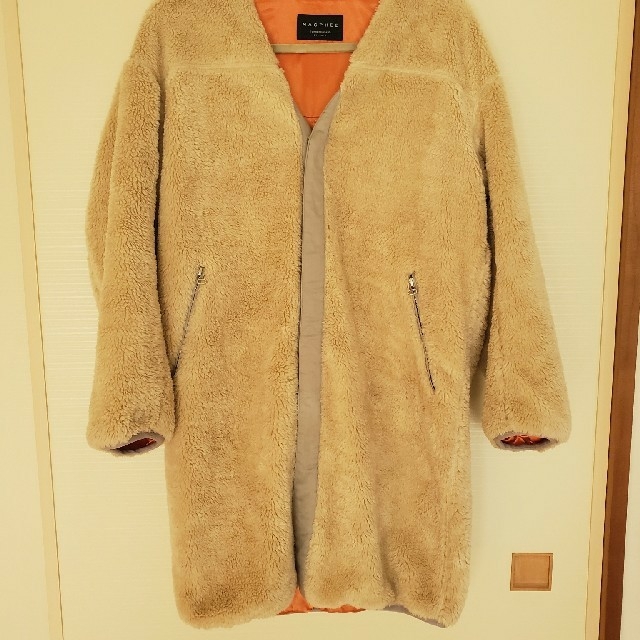MACPHEE マカフィー リバーシブル ショートブルゾン 2WAY ボアコート