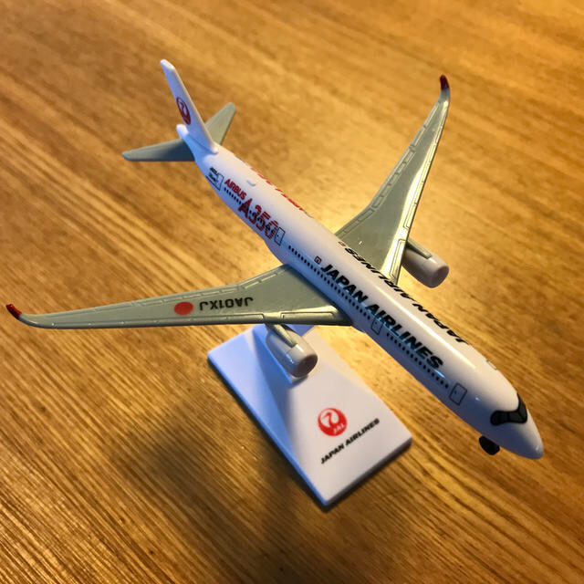 JAL(日本航空) - JAL 飛行機 プラモデル JAL AIRBUS A350模型の通販 by