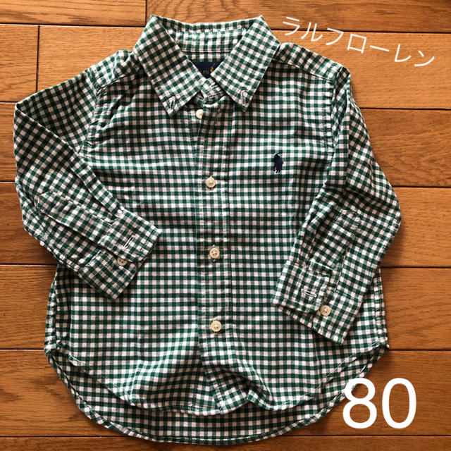 Ralph Lauren(ラルフローレン)のラルフローレン　シャツ　80 キッズ/ベビー/マタニティのベビー服(~85cm)(シャツ/カットソー)の商品写真