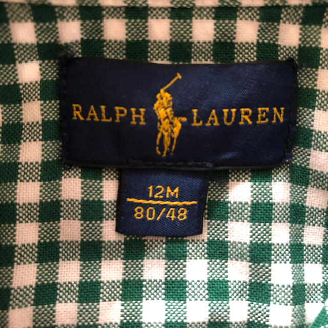 Ralph Lauren(ラルフローレン)のラルフローレン　シャツ　80 キッズ/ベビー/マタニティのベビー服(~85cm)(シャツ/カットソー)の商品写真
