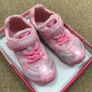 スーパースター(SUPERSTAR)の子ども靴　女の子用　18cm ピンク　SUPERSTAR (スニーカー)