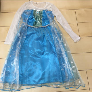 アナトユキノジョオウ(アナと雪の女王)のアナ雪　エルサ　風　ドレス(衣装)