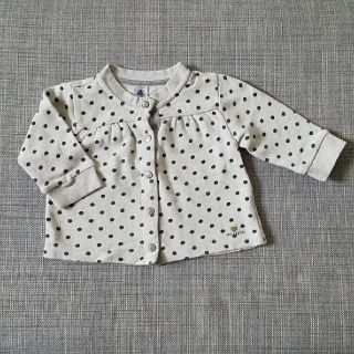 プチバトー(PETIT BATEAU)のプチバトー カーディガン18m/81㎝(カーディガン/ボレロ)