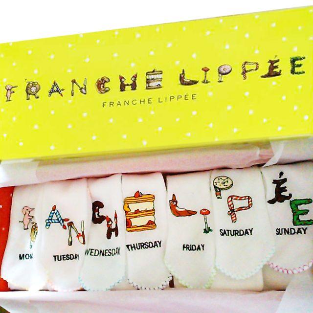 franche lippee(フランシュリッペ)の新品★未使用 7枚入りガーゼはんかちベビー赤ちゃん ノベルティ フランシュリッペ エンタメ/ホビーのコレクション(ノベルティグッズ)の商品写真