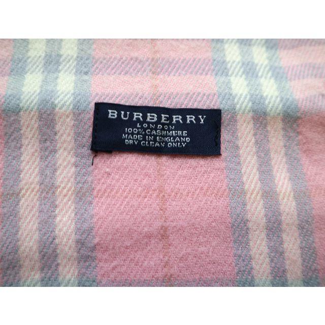 BURBERRY(バーバリー)の【訳あり】バーバリーマフラー カシミヤ100% BM00091 レディースのファッション小物(マフラー/ショール)の商品写真