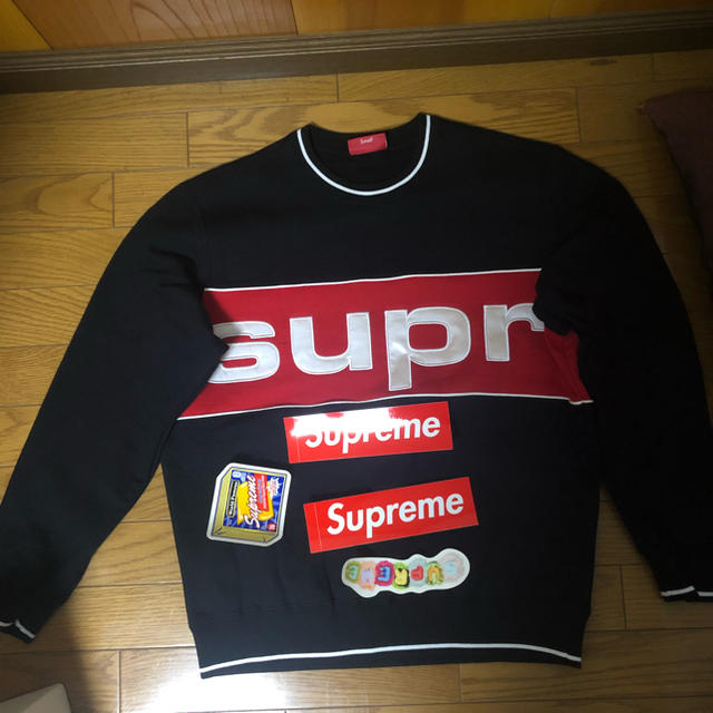 supreme piping crewneck    L