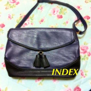 インデックス(INDEX)の3wayバッグ(ショルダーバッグ)