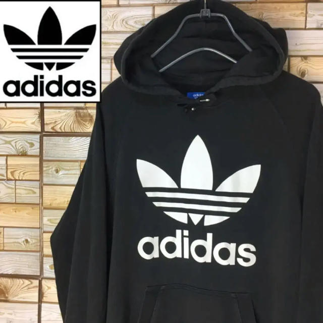 adidas(アディダス)のadidas パーカー　ビックロゴ メンズのトップス(パーカー)の商品写真