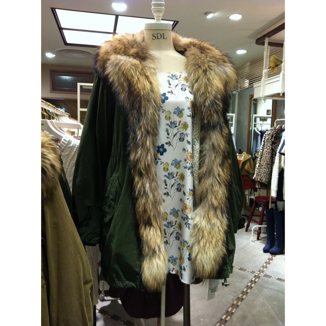 snidel ☆ラクーンファーモッズコート snidel ☆ラクーンファーモッズコート
