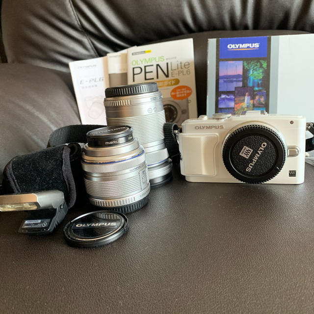 大人気ミラーレスダブルズームキットOLYMPUS PEN Lite E-PL6 再再販