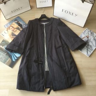 フォクシー(FOXEY)の♡FOXEY フォクシー TUXEDO CUSHION タキシードコクーン♡(ロングコート)