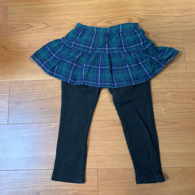 スカッツ　110 チェック キッズ/ベビー/マタニティのキッズ服女の子用(90cm~)(スカート)の商品写真