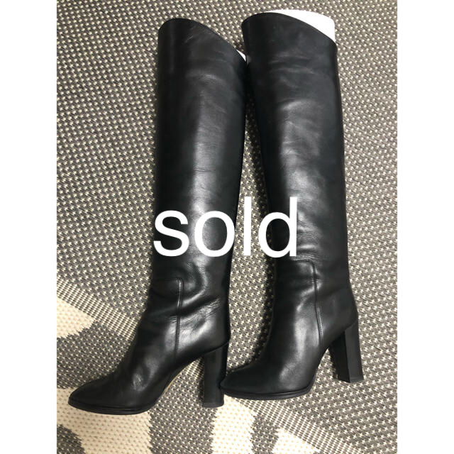 新品本物】 BLACK by moussy - BLACK BY MOUSSY✧ニーハイレザーブーツ