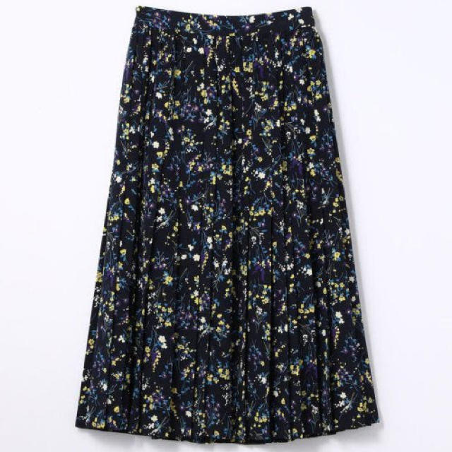 TOMORROWLAND(トゥモローランド)の半額❤️MACPHEE フラワープリント プリーツミディスカート レディースのスカート(ひざ丈スカート)の商品写真