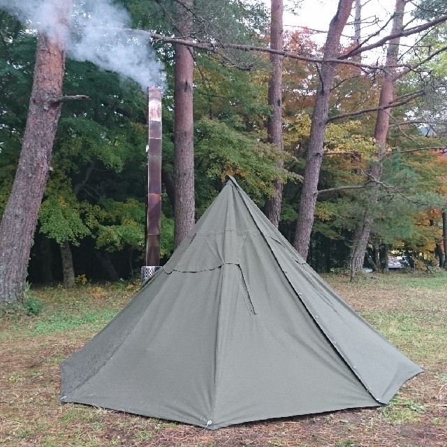 テント/タープポーランド軍ポンチョテント一式 サイズ3 パップテント