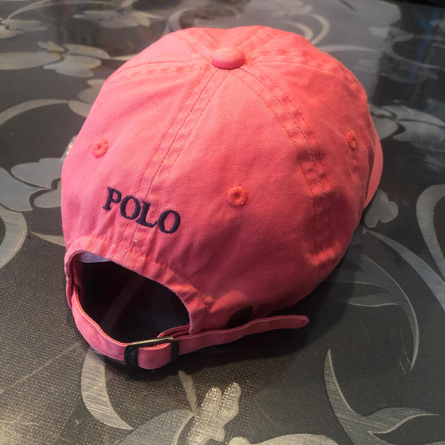POLO RALPH LAUREN(ポロラルフローレン)のラルフローレン キャップ  ピンク 帽子 キッズ/ベビー/マタニティのこども用ファッション小物(帽子)の商品写真