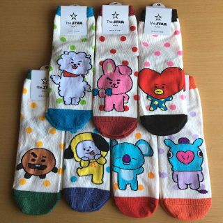 ボウダンショウネンダン(防弾少年団(BTS))の☆ bt21 靴下 ７人セットその④ 残り２セット☆(ソックス)