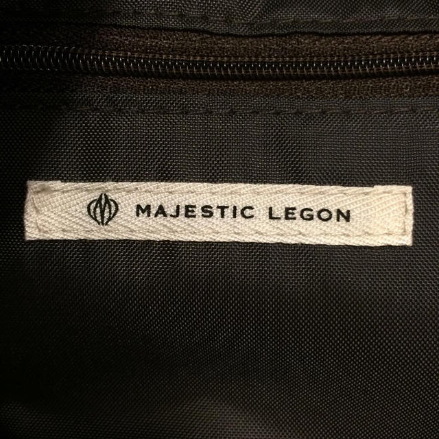 MAJESTIC LEGON(マジェスティックレゴン)の黒 リュック マジェスティックレゴン レディースのバッグ(リュック/バックパック)の商品写真