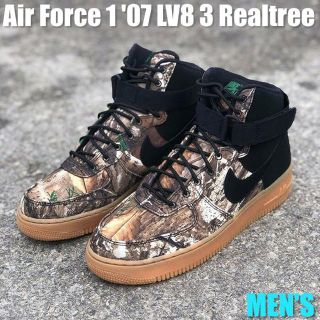 ナイキ(NIKE)のNIKE エアフォース  1 HIGH '07 LV8 3 カモフラージュ　迷彩(スニーカー)