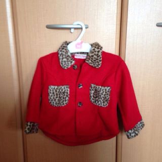 kids♡レオパード柄コート(その他)