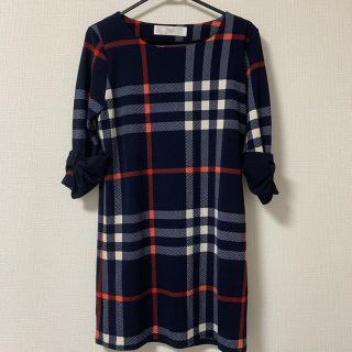 トッコ(tocco)のチェックワンピース(ミニワンピース)