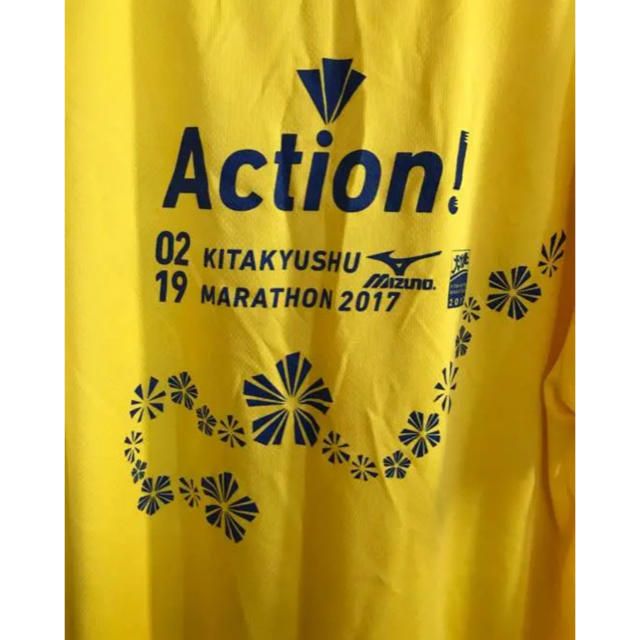 MIZUNO(ミズノ)の北九州マラソンTシャツ スポーツ/アウトドアのランニング(ウェア)の商品写真