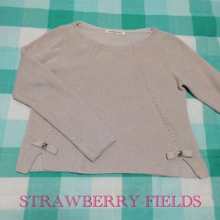 ストロベリーフィールズ(STRAWBERRY-FIELDS)のストフィー♡ショート丈ニット(ニット/セーター)