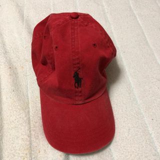 ポロラルフローレン(POLO RALPH LAUREN)の新品、未使用　ポロ　ラルフローレン  キャップ　赤(キャップ)