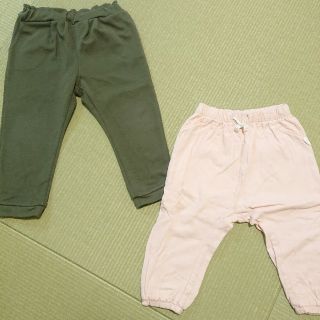 エイチアンドエム(H&M)の【Chii☆様専用】長ズボン2着セット、ミニーT追加(パンツ/スパッツ)